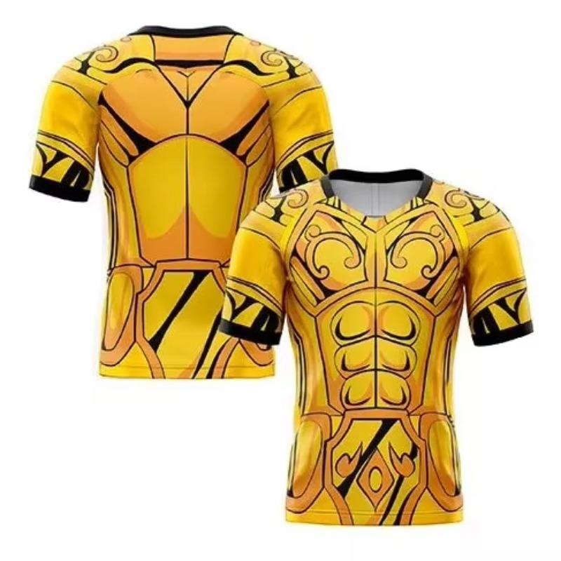 Sommer Herren 3D-Druck Rundhals-T-Shirt