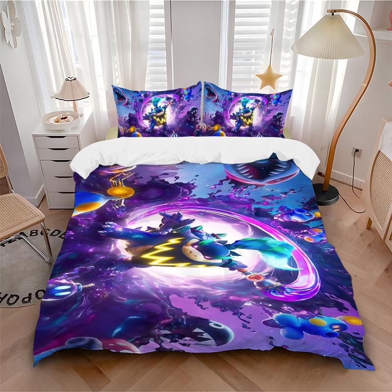 Ethereal Dragon Dance Printed 3pcs Bedding Set Soft Microfiber 1 Duvet Cover And 2 Pillowcases Home Bedroom Decor Xmas Gift K1241