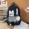Schoolbag new backpack junior high school students high value third to sixth grade schoolbag female ins Korean version of college style backpack