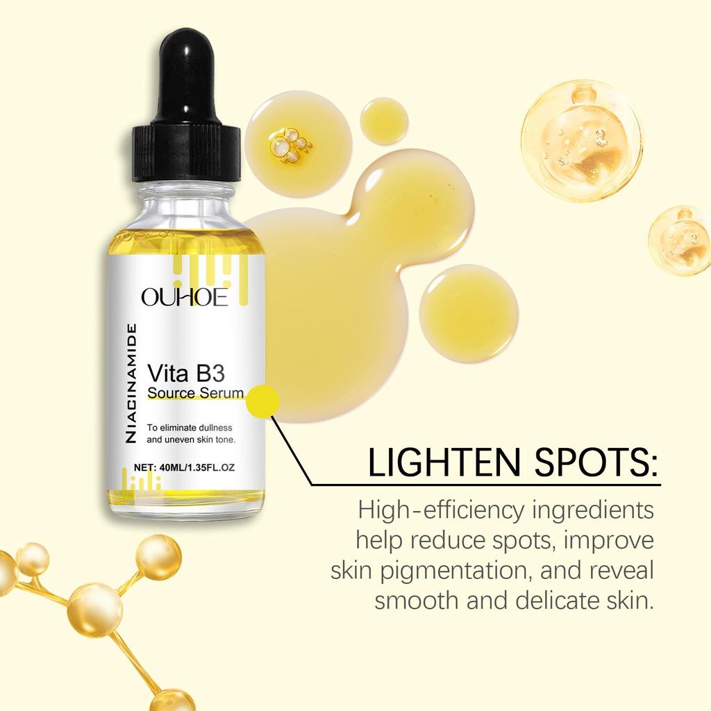 Niacinamide Face Serum Dark Spots Removal Brightening Rejuvenating Fade Melasma Hydrating Anti Wrinkle Vitamin B3 Essence