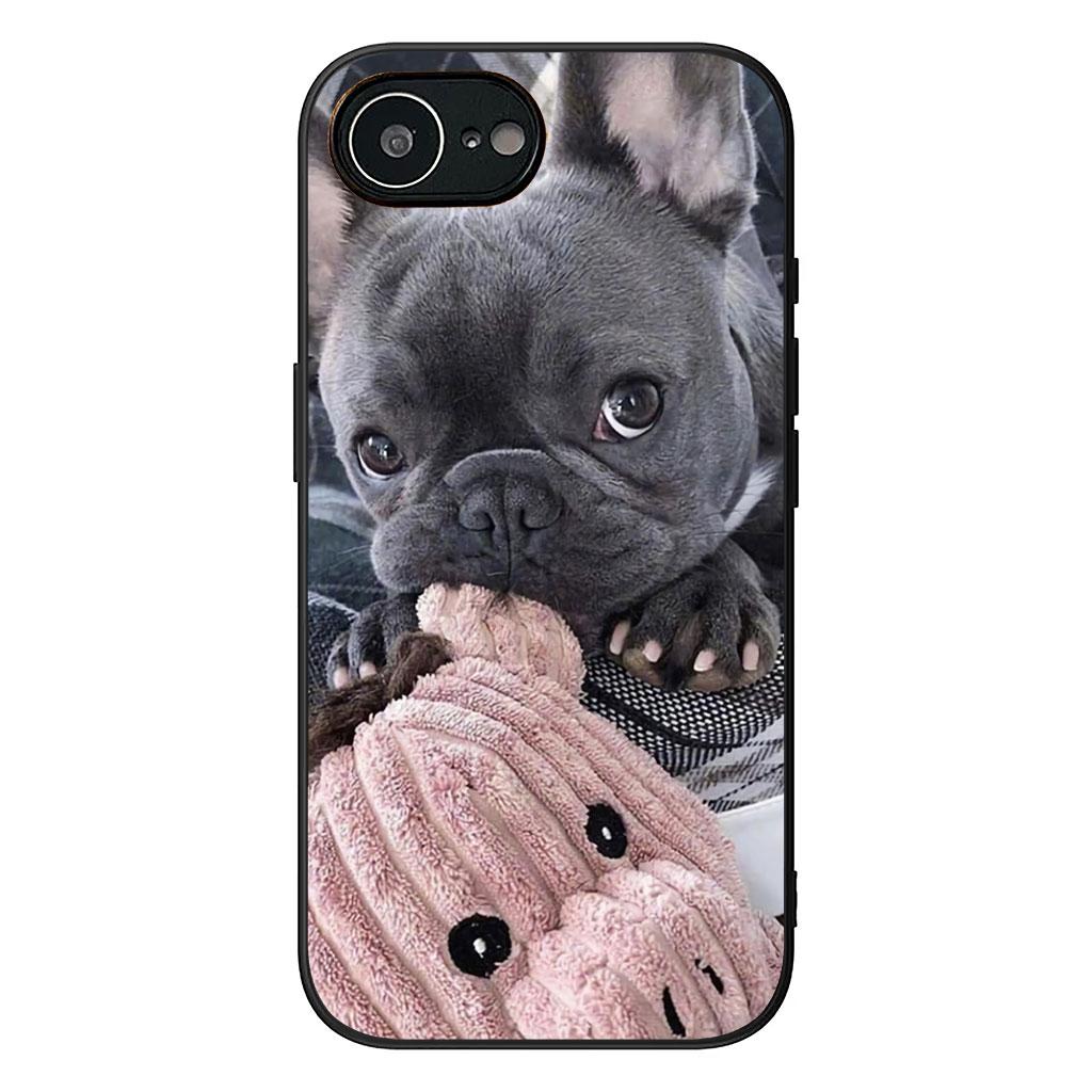 Für Motorola Moto G04 G13 G14 G22 G23 G20 G32 G34 G35 G64 G82 G84 G53 G60 G72 E14 E15 E13 Handyhülle Haustier Frankreich Hund Bulldogge