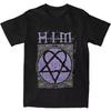 Him Band Ville Valo Heartagram Love Metal T-Shirt Summer Streetwear T-Shirts Trending Tshirt for Women Short-Sleeved Tees