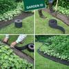 Bordure de jardin en caoutchouc recyclé - GARDEN ID Eco Border - 5 m H13 cm - Indestructible - Flexible, pose droite ou courbée.