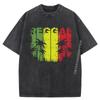 I Love Reggae Hoodie Vintage T Shirt Men Cotton Comfort Washed Short Sleeve Tee Mens Retro Tops T Shirt