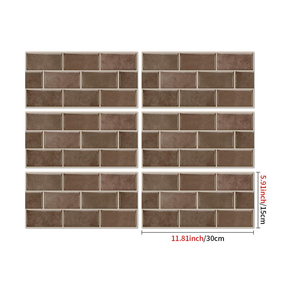 25Stlye Marble Simulated Brick Pattern Wall Sticker Self-adhesive Waterproof Room Decoration Sticker Wall Decoration