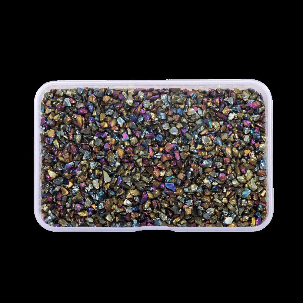 

30g Crushed Glass Stones Filling Epoxy Resin Silicone Mold Irregular Broken Stone For DIY Nail Art Crafts Filler Jewelry Making Supplies 30g