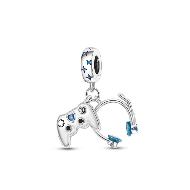 New Copper Bike Pendant Charms Coffee Cat Beads Fit Diy Original 3Mm-5Mm Bracelet By Women Gift