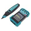 2 In 1 Network Cable Tester and Multimeter, RJ45 BNC Telephone Line Tester, Ethernet Wire Tracker with Length