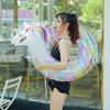 Inflatable Sequins Swimming  Ring Swim Circle Water Float Pool Toy