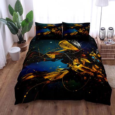 Set Copripiumino Honeybee Singolo UK Doppio Queen King US Twin Full King Size Set Biancheria da Letto