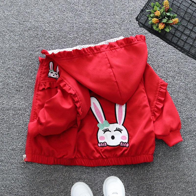 

Girls Cartoon Hooded Jacket - Spring & Autumn Fashion 2025 100