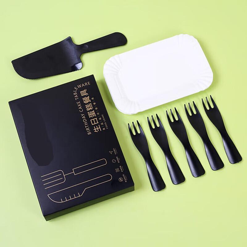 Disposable Birthday Cake Cutlery Set