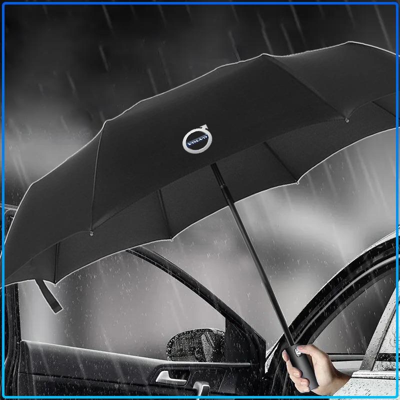 Car Logo Umbrella Auto Folding Windshield Sunshade Umbrella For Volvo XC90 XC60 XC40 V40 V50 V60 S40 S50 S60 S70 S80 S90 240 C70 Vnl Truck
