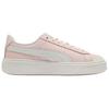 PUMA BASKET PLATFORM Low top Skateboard Shoes Women's Pink White 397250-02