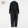 Women's Lapel Loose Fashion Jumpsuit