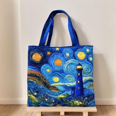 Trendige Vintage Stepp-Tragetasche 3D-bedruckte Muster Leichte Umhängetasche Große Kapazität Baumwoll-Leinwandtasche Lässig