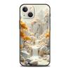 Soft TPU Phone Case for iPhone 16/15/14/13/12/Pro/Max/16E/11/Pro/7/8/Plus/XS/Max Shockproof Chinese Style Landscape Painting Bag