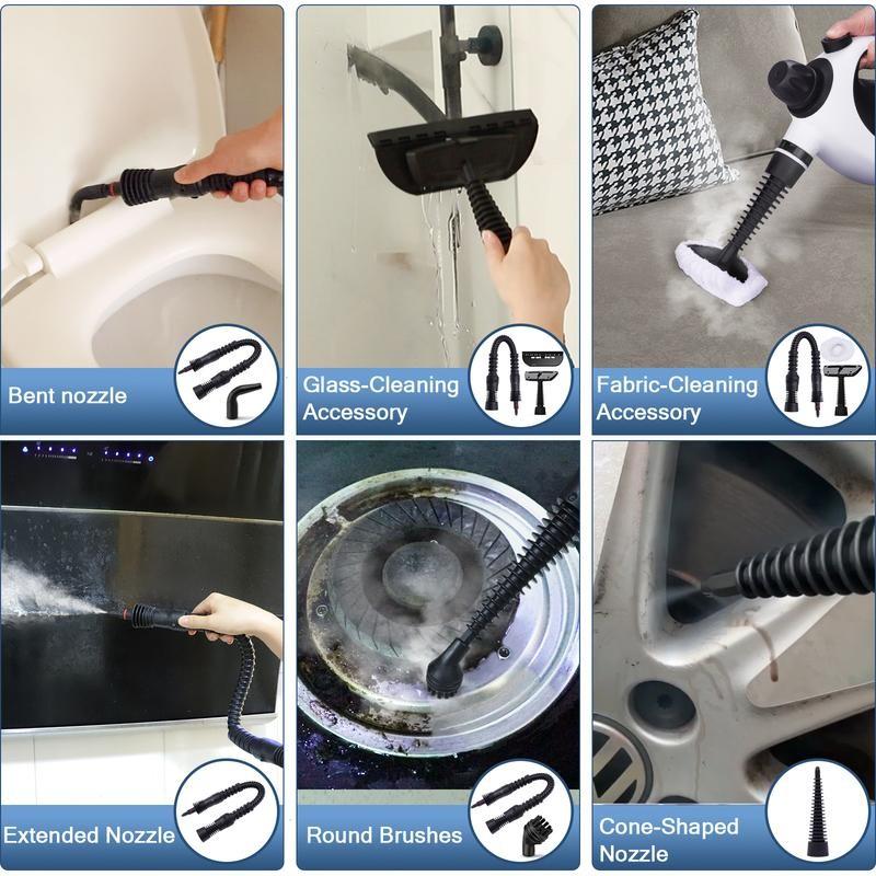 1050W High Power Multipurpose Portable Pressure Steamer Cleaning Kit Household Handheld Steam Cleaner