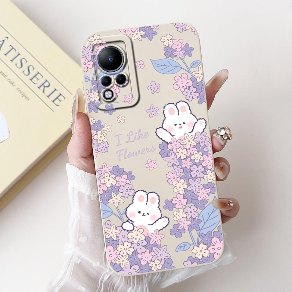 For Infinix Note 11 Case Lovely Cartoon Animal ShockProof Back Cover For Infinix Note 11 Note11 Fundas X663 X663B Phone Shell