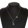 Retro Silver Mechanical Rabbit Necklace Female Cold Wind Pendant Design Personalized Collarbone Sweater Chain