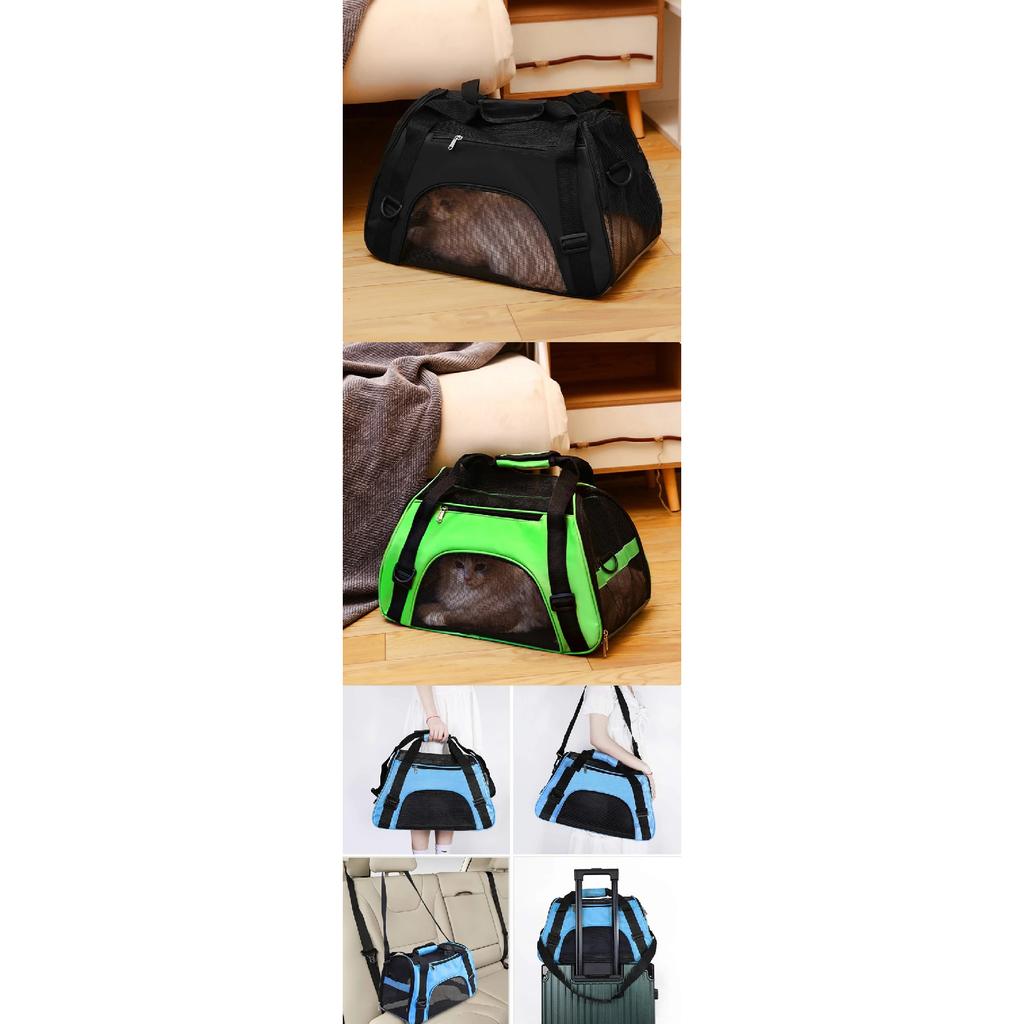 Haustier-Reise Tasche, Fluggesellschaft Zugelassene Gepäck Tasche, Haustier Reise Tragetasche Geeignet für Kleine Hunde, Katzen und Welpen, Kleintiere