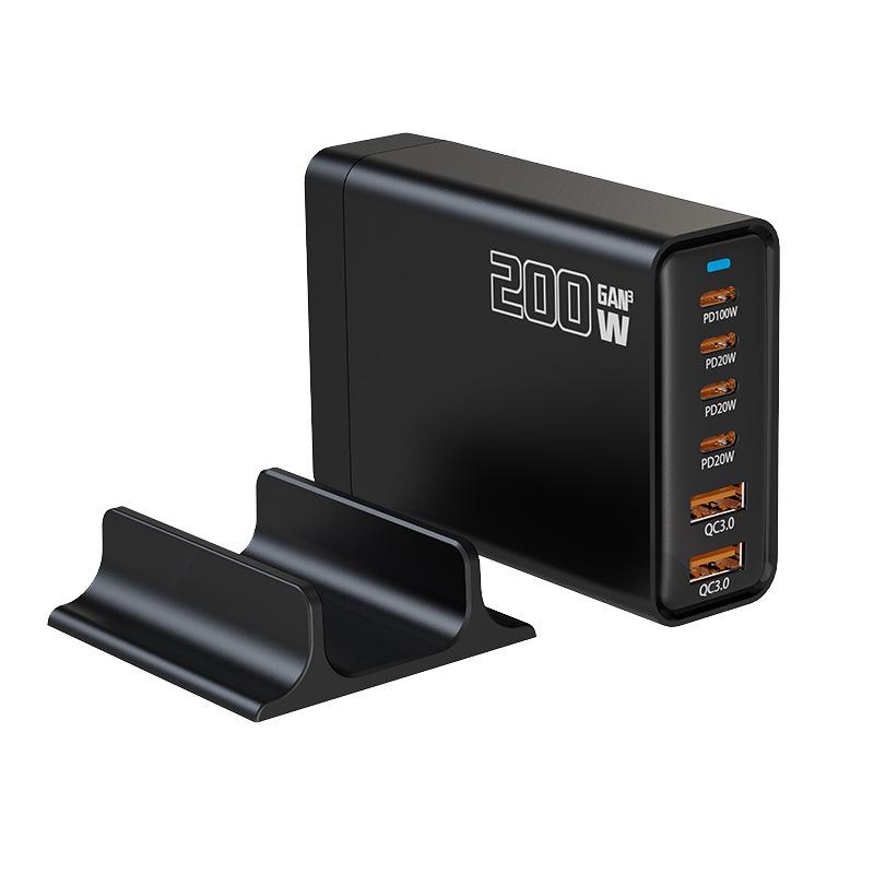 320W Multi-Port Gallium Nitride Charger for Apple, Huawei, and Other Laptops - 440W Multifunctional Desktop Model