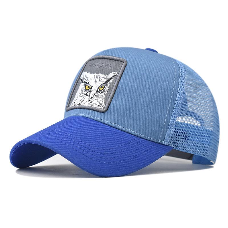 Spring New Models, Animal Embroidery, Net Hat, Baseball Hat, Men's and Women's Hats, Hip-hop Caps