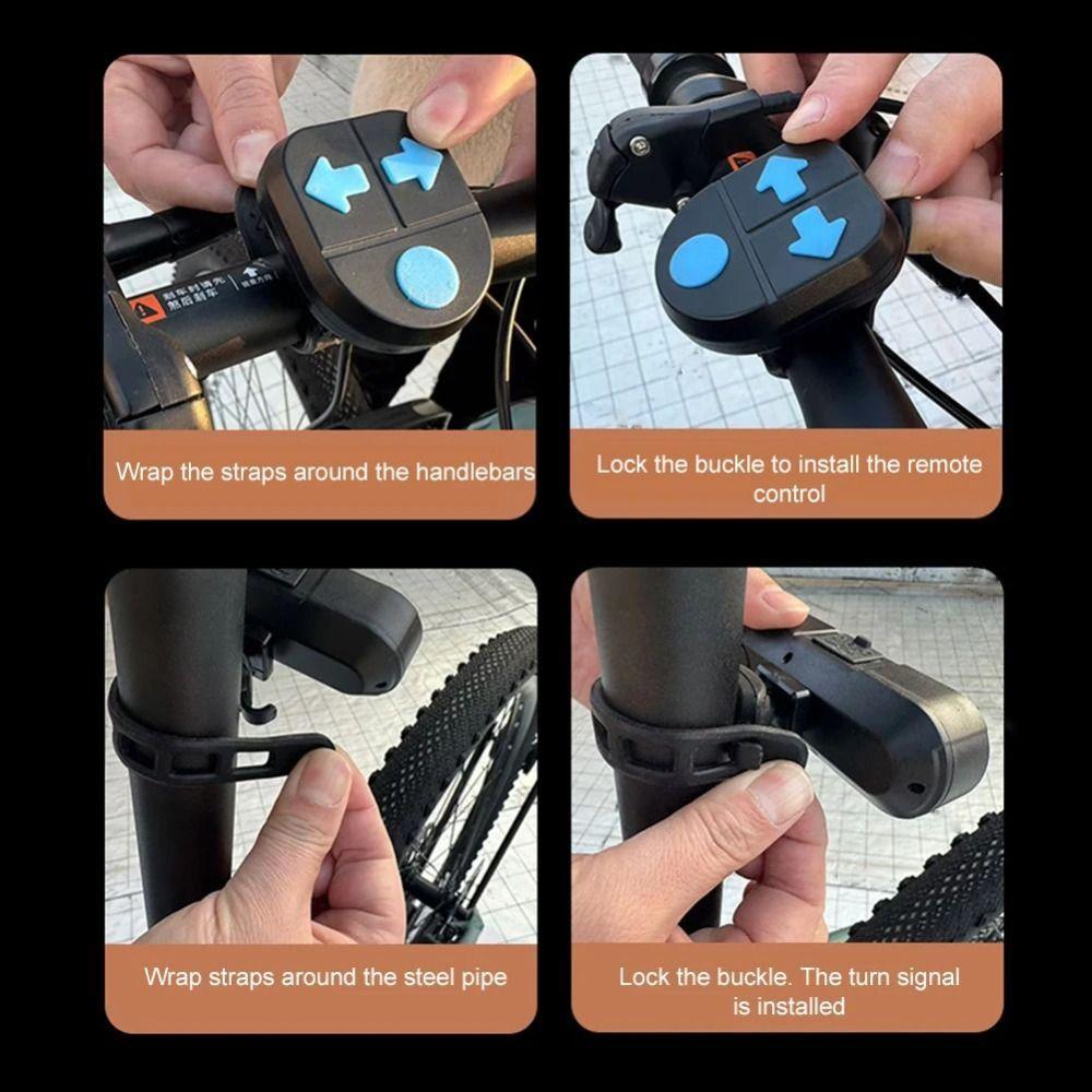 Waterproof Bicycle Turn Signal Tail Light Bicycle Rear Taillight  Road Bicycle