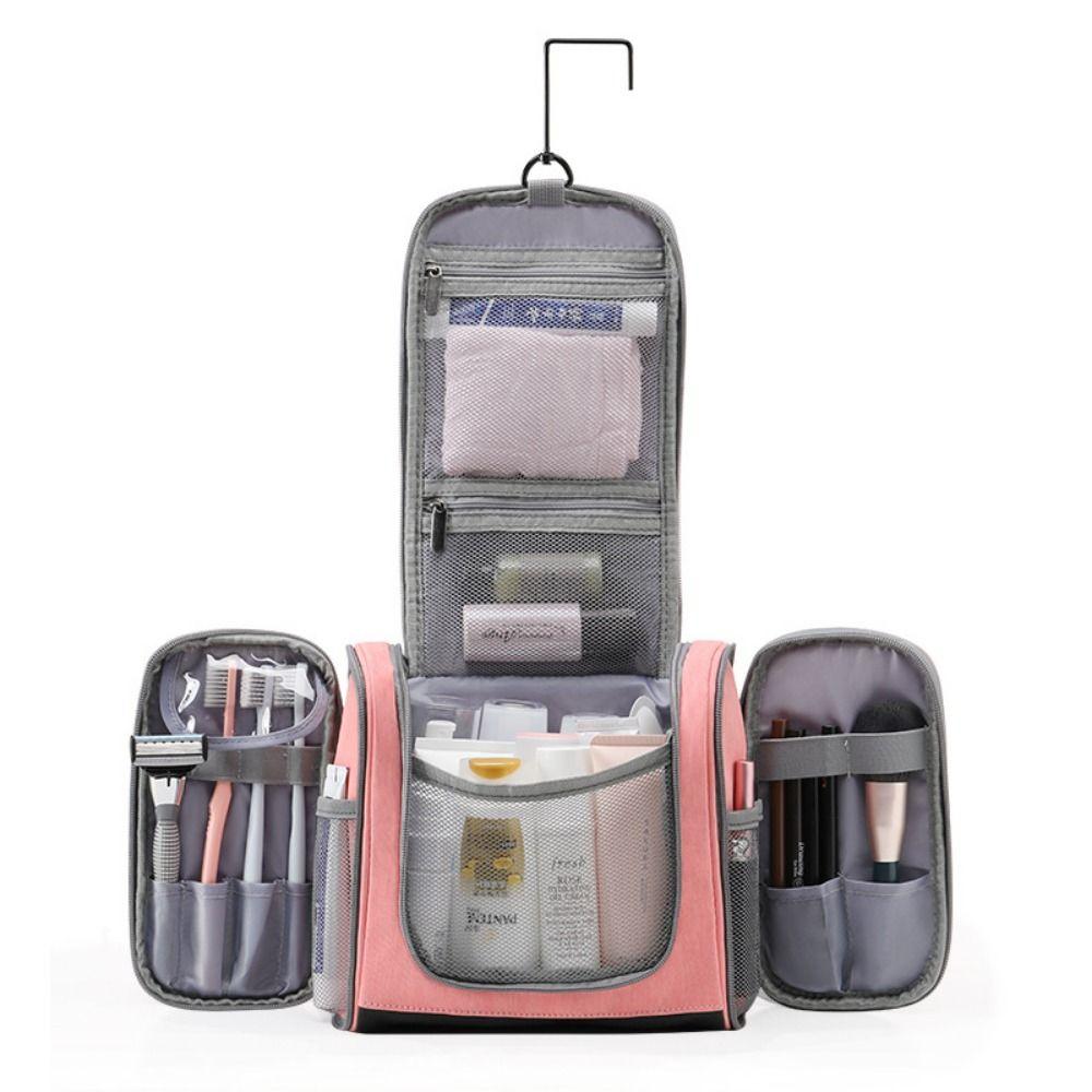 With Hook Women's Makeup Bag Dustproof Hanging Travel Toiletry Bag  Travel Supplies