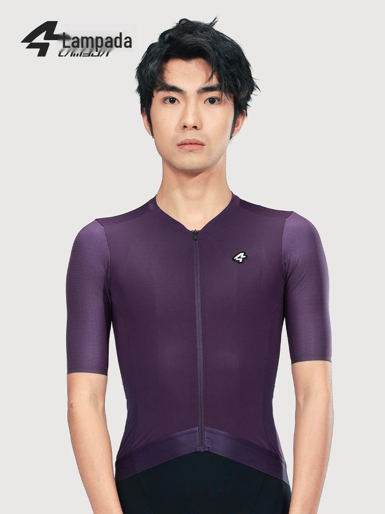 

Lampaida Men s Breathable Summer Cycling Jersey - Short Sleeve, Sweat-Wicking Design M