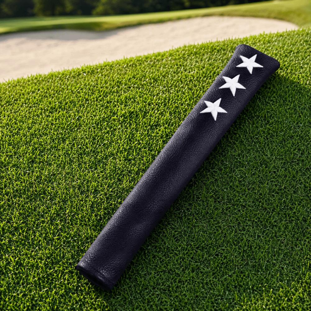 PU Leather Alignment Stick Cover Star Embroidery Alignment Stick Holder  Outdoor Training