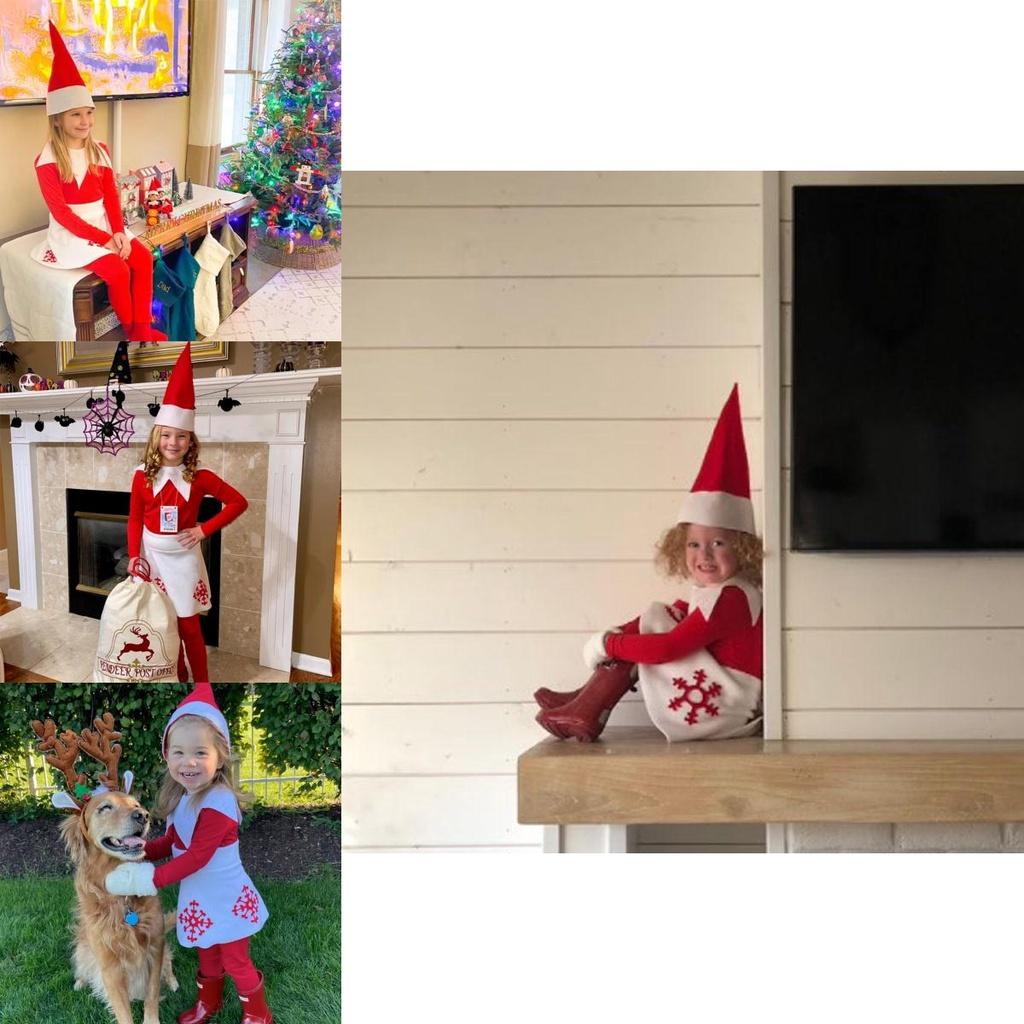 Amazing Cotton Toddler-adults Elf Cosplay Costume For Christmas Party