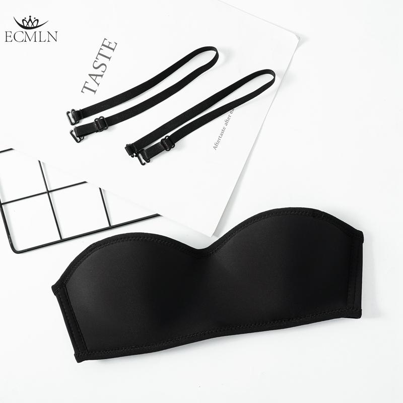 Sømløs BH Push-up BH Stroppeløs Sklisikker Usynlig Sexy Trådløs Bralette-BH