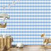 Harlequin Diamonds Wallpaper White and Azure, Azure Background 50x1000
