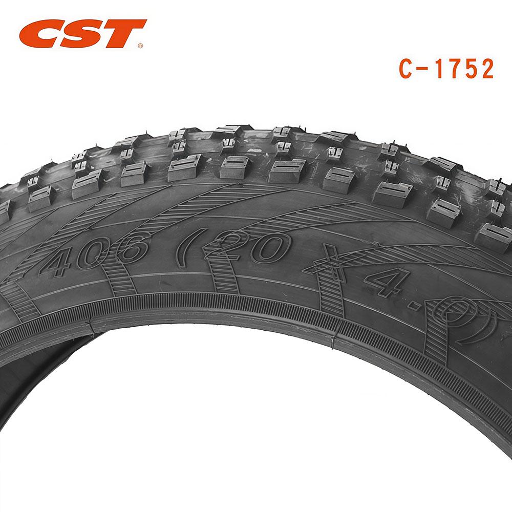 CST BFT 20palcová pneumatika pro sněžný a plážový jízdní kolo s tlustými koly 20x4.0 Elektrická sněžná fréza MTB Kolo Protiskluzová pneumatika s tlustými koly / duše