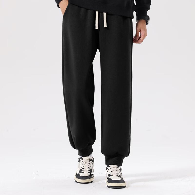 MINISO Men's Cotton Blend Jogger Pants
