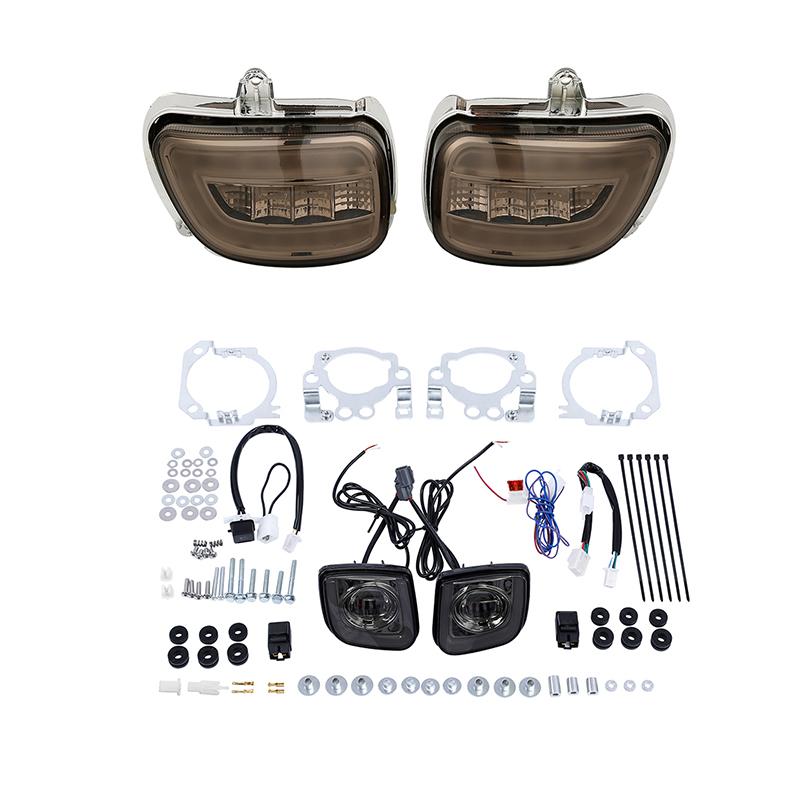 Motorcycle Front Turn Signal Blinker LED Turn Signal Driving Fog Light For Honda Goldwing GL1800 2012-2017 F6B 2013-2017