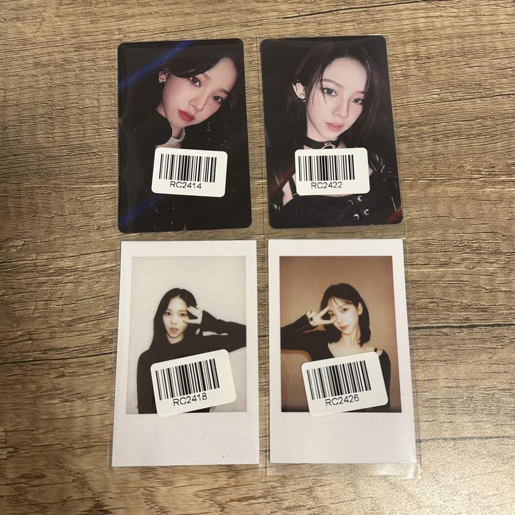[USED] aespa drama KMS trading card Karina set of 4