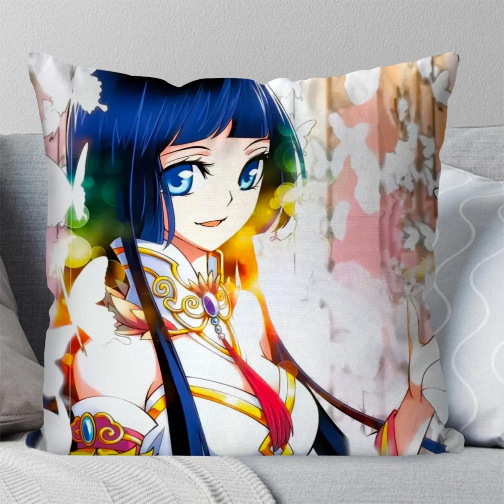 1PC Xiao Xun Er Animation Fights Through The Heavens Pillow Case Square Pillow Bedroom SofaCar Living Room Home Decoration 40X40