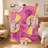Hey Arnold Cartoon Throw 240g flannel blanket, suitable for sofas, beds, offices,  exquisite gift blankets