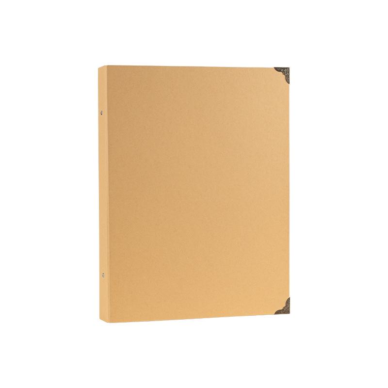 Uau A3 Grande Portfólio de Arte com Folhas Soltas em Papel Kraft com Logotipo Personalizado para Armazenamento de Obras de Arte de Estúdio ou Aula