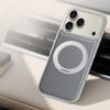 360 Rotating Plain Lychee Magnetic Leather Phone Case For iPhone 17 Pro Max 16 Plus 15 14 13 kickstand Shockproof Slim Cover