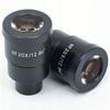 Zestaw Okularów WF20X/12 Do Mikroskopu Stereoskopowego – Powiększenie 20x | Pole Widzenia 12 Mm | Szkło Optyczne | Metalowa Obudowa