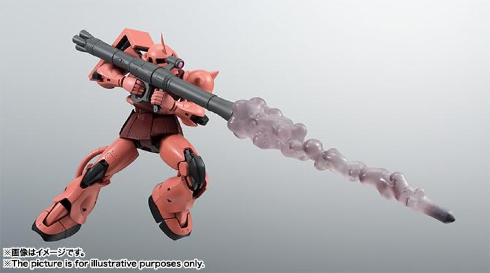 TAMASHII NATIONS ROBOT Spirits Mobile Suit Gundam SIDE MS MS-06S Char's Zaku ver. A.N.I.M.E. (resale version) Approx. 125mm PVC & ABS painted movable