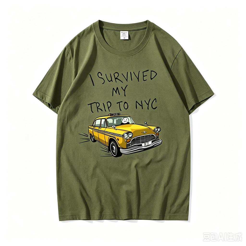 Maglietta Divertente Uomo Donna Sono Sopravvissuto al Mio Viaggio a NYC Stampa Top Casual Streetwear Unisex Moda Maglietta Tom Holland Stile Uguale Tee