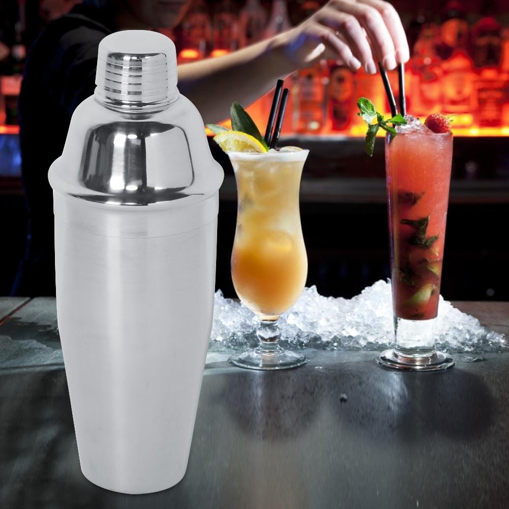 500ml Stainless Steel Cocktail Shaker Wine Drink Mixer Mixing Shaking Tool Bartender Bar Supplies