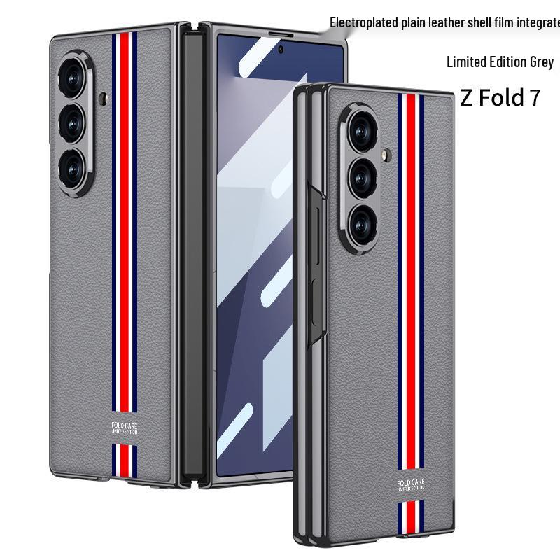 Luksusowe etui ochronne ze skóry PU dla mężczyzn na Samsung Z Fold7