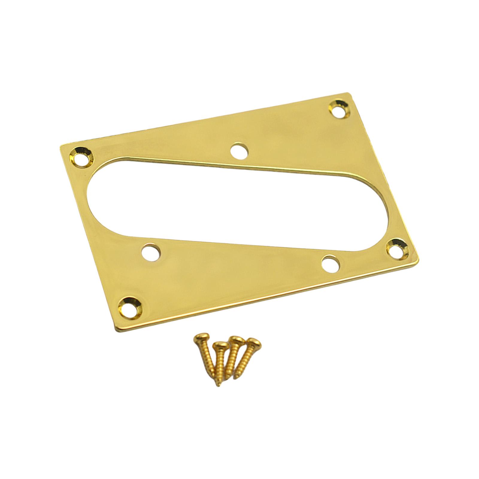 

High Performances Chrome Pickup Bracket 4 Fastening Screws Precisions Engineered For Guitar Bridge Pickups