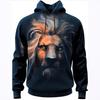 2025 Trendy 3D Animal Print Casual Hoodie - European & American Street Style