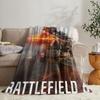 B-battlefield 6 Weiche Flanelldecke Sommerdecke Leichte Gemütliche Nickerchen-Decke für Sofa Bett Reise